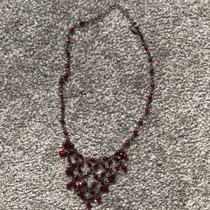 Red and Black necklace from the brand 1928
